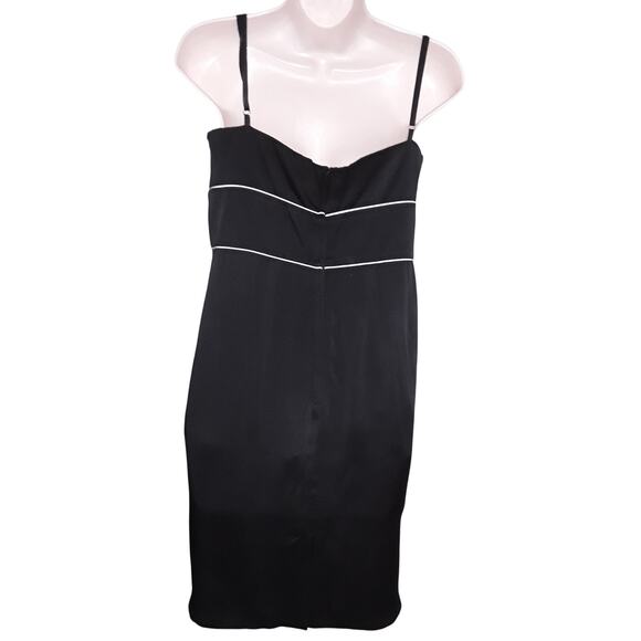 RED Valentino Haute Couture Black & White Cocktail Dress with Bow 44 - Picture 8 of 10